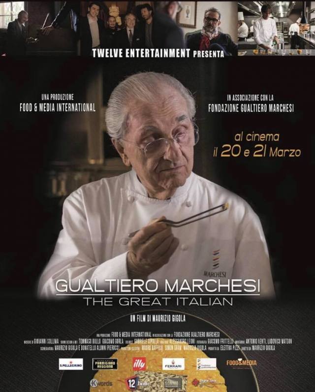 Grand Tour  Un film e un evento mondiale per ricordare l'arte e i piatti  di Gualtiero Marchesi