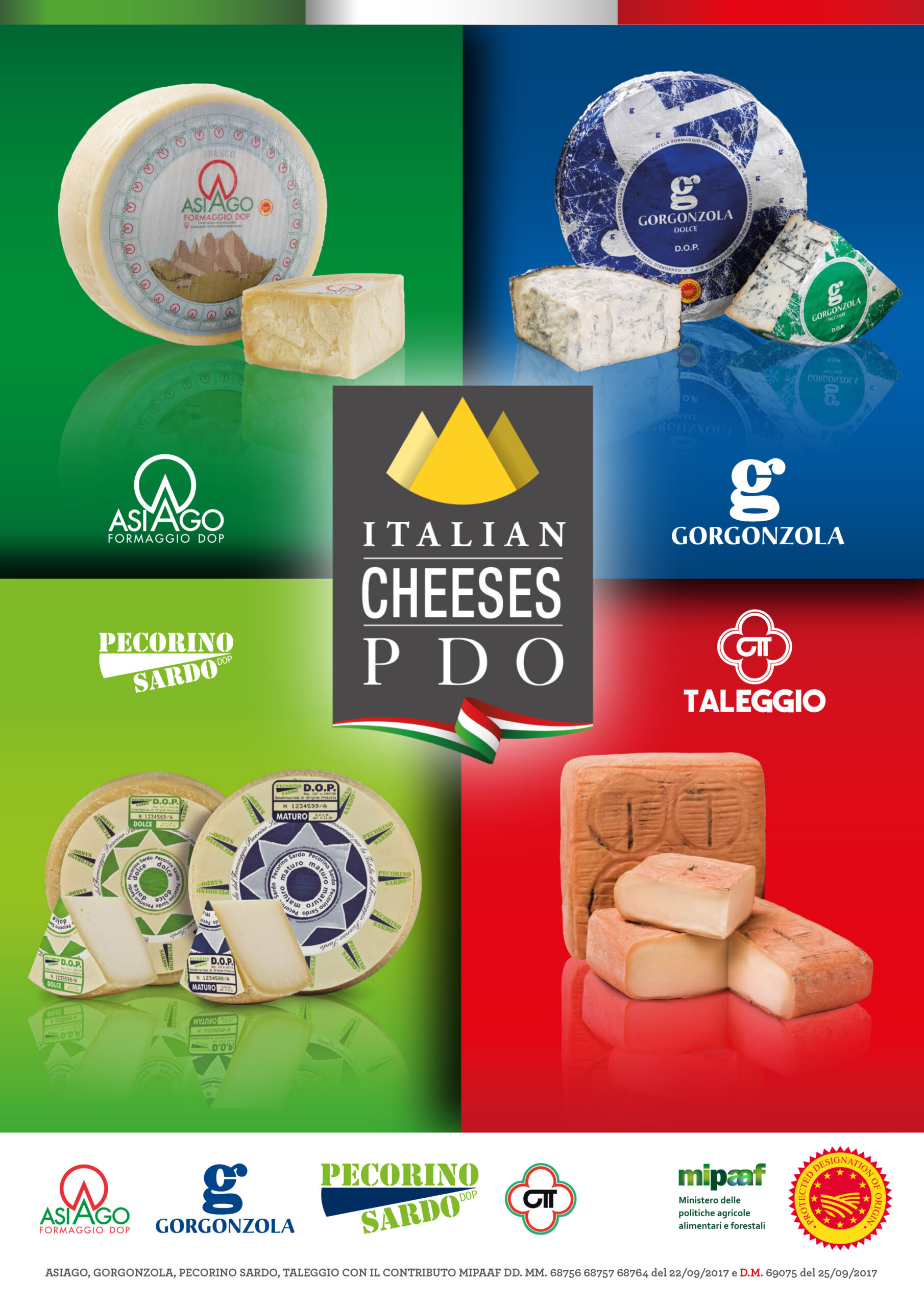 Grand Tour Food tourism Taleggio, Pecorino sardo e